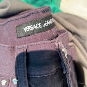 Versace Jeans Couture dark grey men’s pants jeans Italy 30 34 stretch nylon